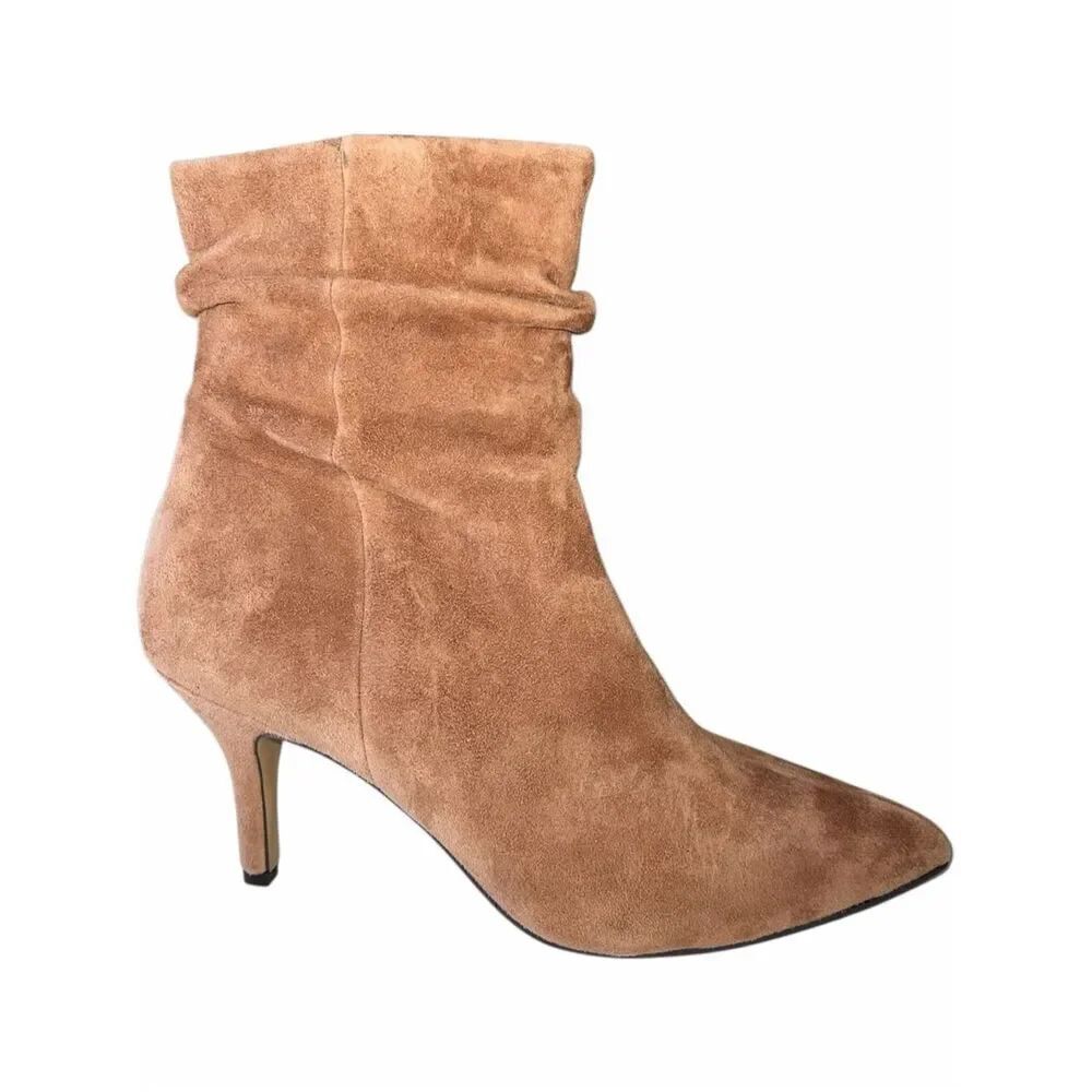 Bella Vita Danielle Tan Saddle Kidsuede Boot 11M NEW